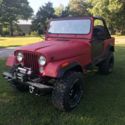 1978 Red Jeep CJ thumbnail