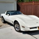 1981 White Chevrolet Corvette thumbnail