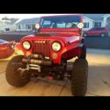 1985 Red Jeep Wrangler thumbnail