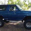 1985 Blue Ford Bronco thumbnail