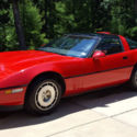 1986 Silver / Black Chevrolet Corvette thumbnail