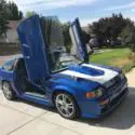 1986 Blue Honda CRX thumbnail