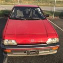 1986 Red Honda CRX thumbnail