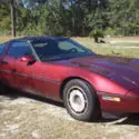1987 Burgundy Chevrolet Corvette thumbnail