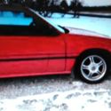 1987 Red Honda CRX thumbnail
