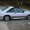 1987 White Ford Mustang thumbnail