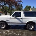1988 White Ford Bronco thumbnail