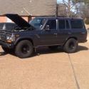 1988 Blue Toyota Land Cruiser thumbnail