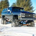 1991 Blue Chevrolet Blazer thumbnail