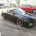 1991 Black Honda CRX thumbnail