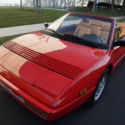 1989 Red Ferrari Mondial T thumbnail