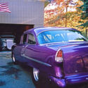 1955 Purple Chevrolet Bel Air/150/210 thumbnail