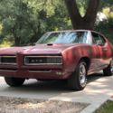 1968 Maroon Pontiac GTO thumbnail