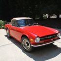 1972 Red Triumph TR-6 thumbnail