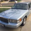 1993 Blue Lincoln Town Car thumbnail