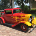 1932 RED Ford 3 WINDOW COUPE thumbnail