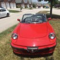 1988 Red Alfa Romeo Spider thumbnail