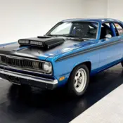 1971 Bright Blue Metallic Plymouth Duster thumbnail