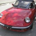 1988 Red Alfa Romeo Spider thumbnail