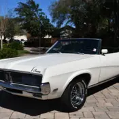 1969 White Mercury Cougar thumbnail