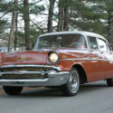 1957 Gold Chevrolet Bel Air/150/210 thumbnail