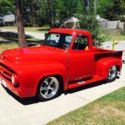 1953 carmine red Ford F-100 thumbnail