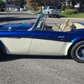 1962 Blue Austin Healey 3000 thumbnail