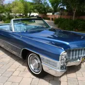 1965 Blue Cadillac DeVille thumbnail