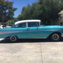 1957 turquoise and India Ivory Chevrolet Bel Air/150/210 thumbnail