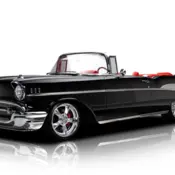 1957 Black Chevrolet Bel Air/150/210 thumbnail