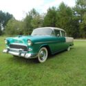 1955 Neptune Green/Shoreline Beige Chevrolet Bel Air/150/210 thumbnail