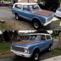 1971 Blue Chevrolet Blazer thumbnail