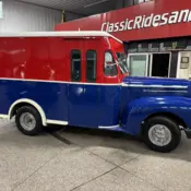 1947 Blue/Red Ford Van thumbnail