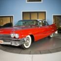 1959 Red Cadillac Coupe Deville thumbnail