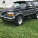 1992 Black Ford Bronco thumbnail