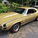 1969 Gold Chevrolet Camaro thumbnail