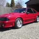 1989 Red Ford Mustang thumbnail