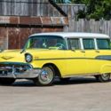 1957 Yellow Chevrolet Bel Air/150/210 thumbnail
