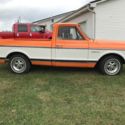 1971 Orange and white Chevrolet C-10 thumbnail
