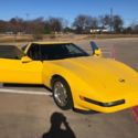 1992 Yellow Chevrolet Corvette thumbnail