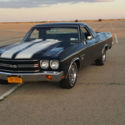 1970  Black w/White Stripes Chevrolet El Camino thumbnail