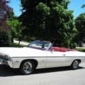 1968 White Chevrolet Impala thumbnail
