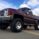 1985 Burgundy Chevrolet C-10 thumbnail