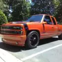1992 Orange Chevrolet C/K Pickup 1500 thumbnail