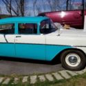 1956 Blue and white Chevrolet Bel Air/150/210 thumbnail