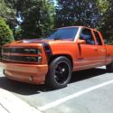 1992 Orange Chevrolet Silverado 1500 thumbnail