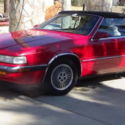 1989 Red Chrysler 2 dr coupe, convertible hardtop thumbnail