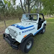 1980 White Jeep CJ thumbnail