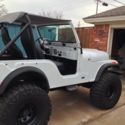1976 White Jeep CJ thumbnail