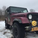 1979 Burgundy Jeep CJ thumbnail